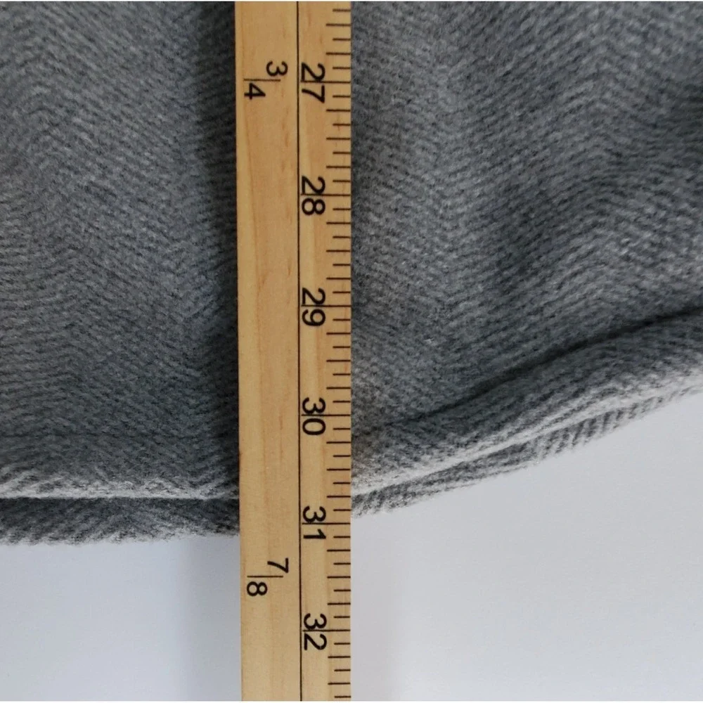 JACHS New York Mens XXL Shirt Jacket Gray Premium Outdoors Wool Blend Shacket